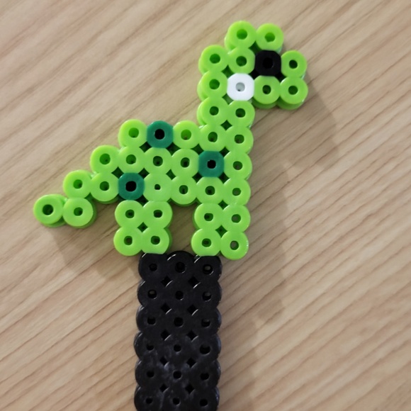 Dinosaur Cupcake Toppers Perler Bead - Picture 2 of 6